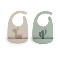 Haklappar-Done by deer Lalee haklapp 2-pack, Sand-green