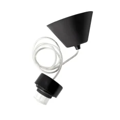 Lampupphängning & Lampsladdar-Globen Lighting Lampupphängning inomhus IP20, Svart-transprarent