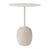 Avlastningsbord & Sidobord-&Tradition Lato bord LN8, Ivory white-Crema diva marble
