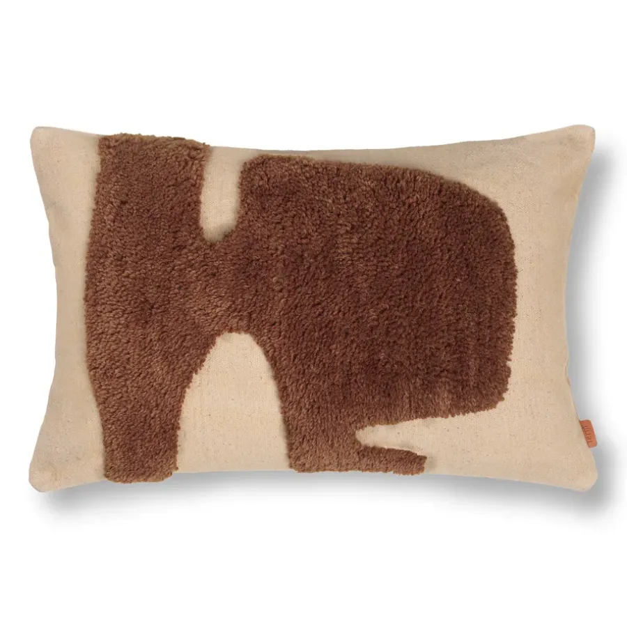 Lay rektangulär kudde 40x60 cm, Sand / Sugar Kelp^Ferm Living