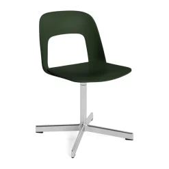 Layout Chair 131 stol, Bottle green-polerad aluminium^HAY Hot