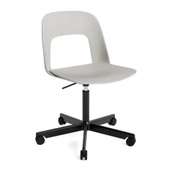Kontorsstolar & Skrivbordsstolar-HAY Layout Chair 141 stol, Sky grey-black