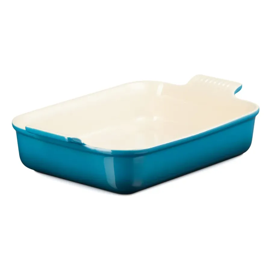 Ugnsformar-Le Creuset Heritage ugnsform 32 cm, Deep teal