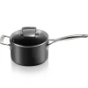 Kastruller-Le Creuset kastrull med glaslock 1,9 l, Svart