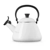 Kone vattenkittel med vissla, White^Le Creuset