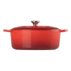 Gjutjärnsgrytor|Grytor-Le Creuset Signature oval gryta 6,3 l, Cerise