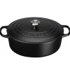 Gjutjärnsgrytor|Grytor-Le Creuset Signature oval gryta 4,1 l, Matte Black