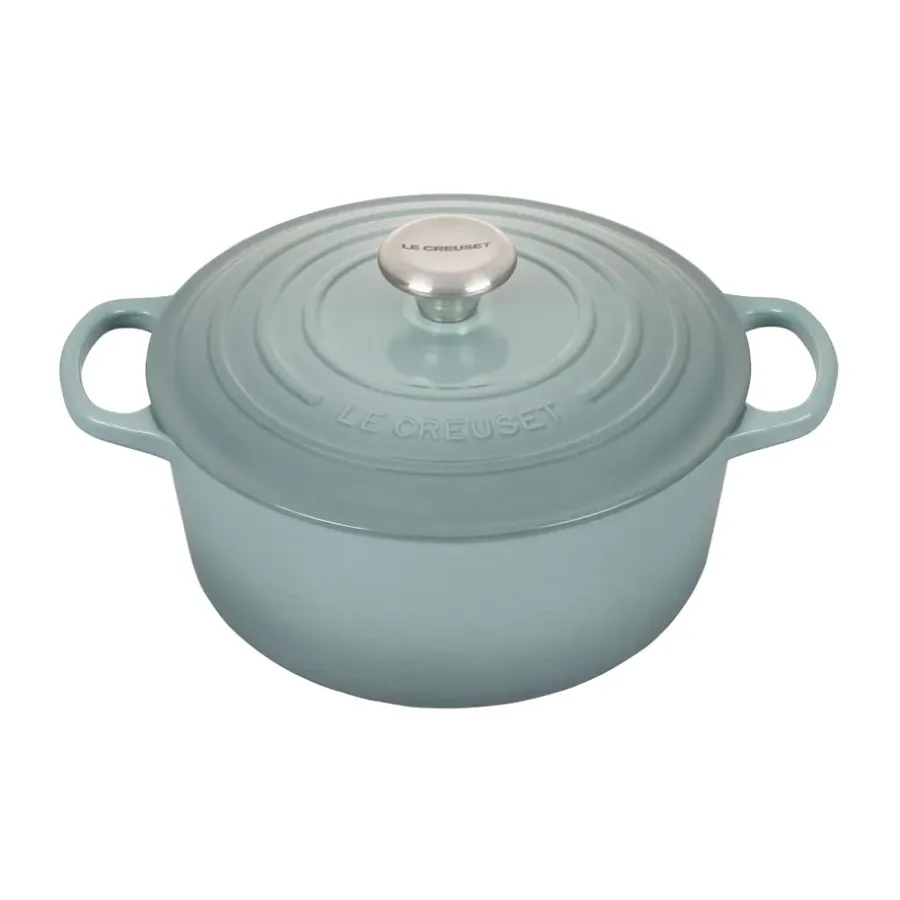 Signature rund gryta 4,2 l, Sea Salt^Le Creuset