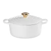 Gjutjärnsgrytor|Grytor-Le Creuset Signature rund gryta 4,2 l, White