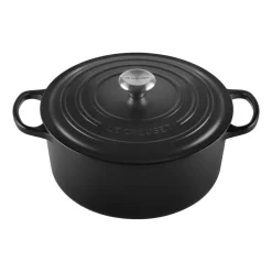 Signature rund gryta 6,7 l, Matte black^Le Creuset Clearance