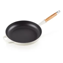 Signature stekpanna trähandtag 28 cm, Meringue^Le Creuset New