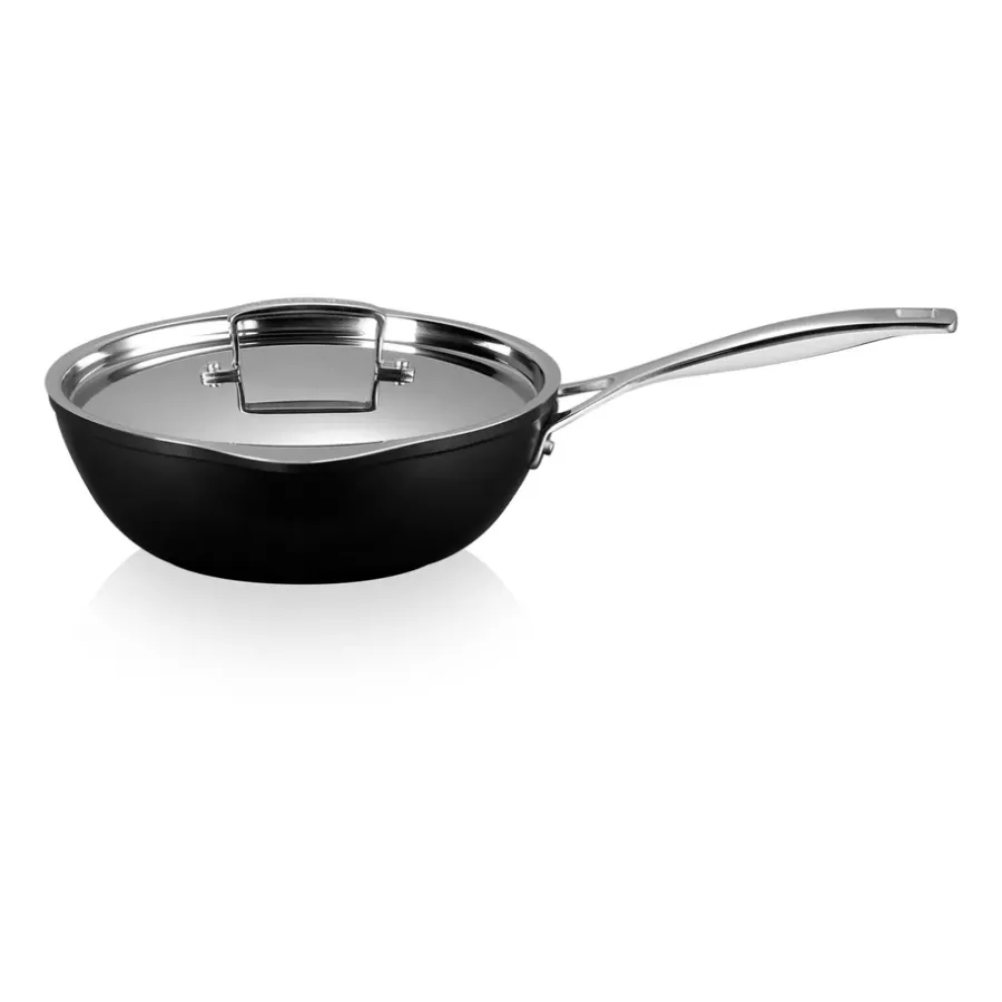 Kastruller-Le Creuset såskastrull toughened Non-Stick, Black