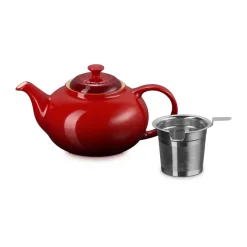 tekanna, Cerise, med sil, 1,3 L^Le Creuset Outlet
