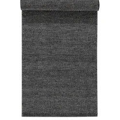 Gångmattor|Ullmattor-Scandi Living Lea ullmatta svart, 80x240 cm