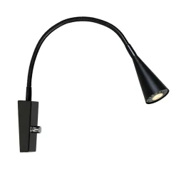 Ledro vägglampa, Mattsvart^Belid Hot