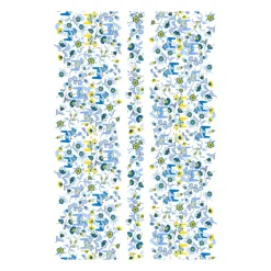 Leksand Bård vaxduk, Blå-gul^Arvidssons Textil Sale