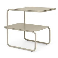 Balkongmöbler·Balkongbord & Cafébord|Balkongbord & Cafébord-Ferm Living Level sidobord, Cashmere