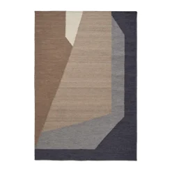 Bomulls- & Trasmattor-Classic Collection Levels ullmatta 170x230 cm, Blå