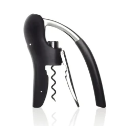 Vinöppnare & Korkskruvar-Blomus Leverman Pro korkskruv med folieskärare, Svart