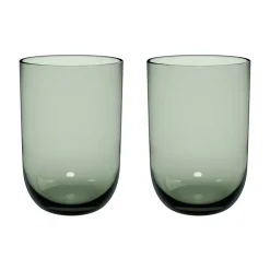 Drinkglas-Villeroy & Boch Like longdrinkglas 38,5 cl 2-pack, Sage