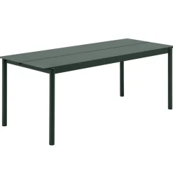Linear Steel bord 200x75 cm, Dark green^Muuto Online