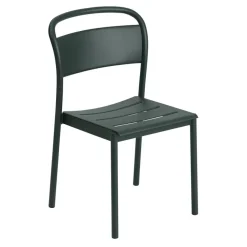 Linear steel side chair stol, Dark green^Muuto Outlet