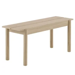 Bänkar-Muuto Linear träbänk ek, 110 cm