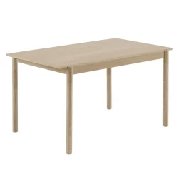Matbord-Muuto Linear träbord ek, 140x85 cm