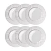 Assietter-NJRD Lines assiett Ø21 cm 6-pack, Vit