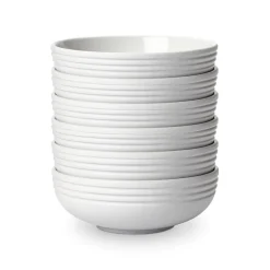 Lines skål Ø16 cm 6-pack, Vit^NJRD Discount