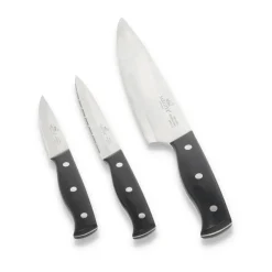 Knivset-Lion Sabatier Austral knivset 3 delar, Stål-svart