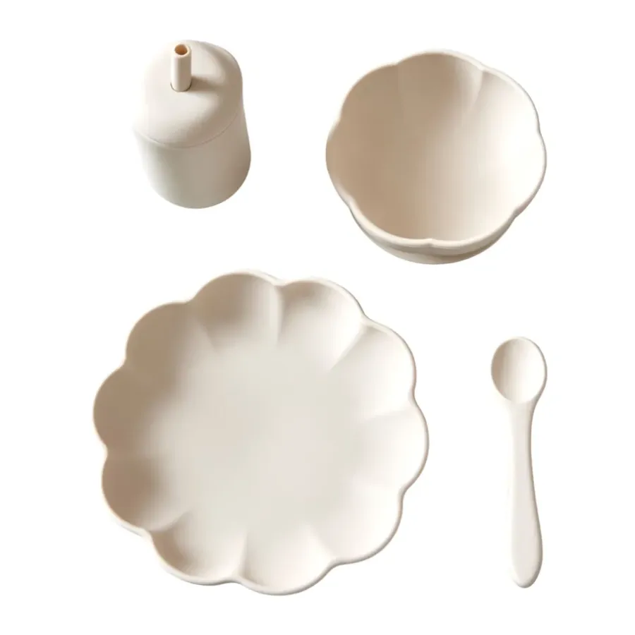 Little Poppy barnservis 4 delar, Cream^Jack o Juno New