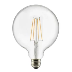 Ljuskälla E27 LED glob 125, Klar^Globen Lighting Discount