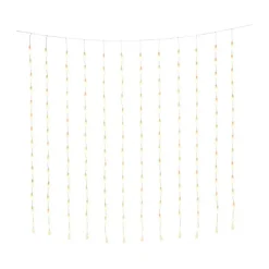 Ljusslingor & Dekorationsbelysning-Konstsmide Ljusslinga droppar 400 ljus 200 cm, Klar