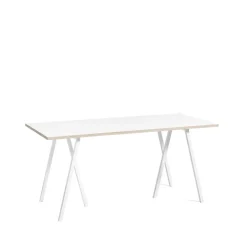 Matbord-HAY Loop Stand matbord, White laminate-white, 160 cm