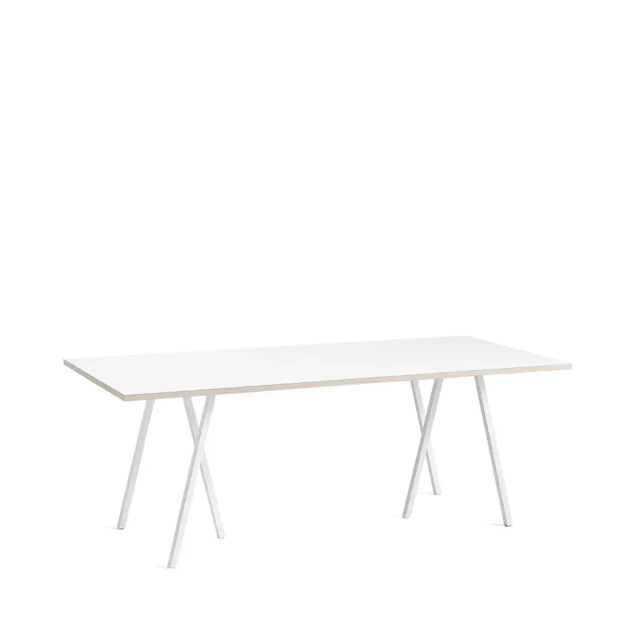 Loop Stand matbord, White laminate-white, 200 cm^HAY Sale
