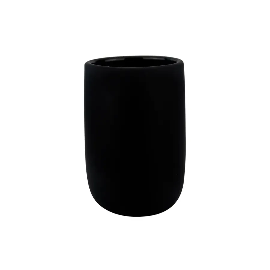 Tandborsthållare-Mette Ditmer Lotus behållare, Svart