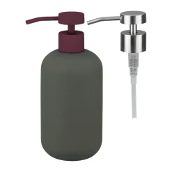 Tvålpumpar, Tvålkoppar & Tvålfat-Mette Ditmer Lotus play tvålpump hög, inkl 2 pumphuvuden, Dark olive