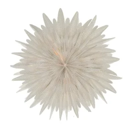 Adventsstjärnor-Scandi Living Luna adventsstjärna vit med prickar, Ø80 cm