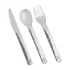 Barnbestick|Bestickset-Vargen & Thor Lupo Pippi barnbestick 9 delar, Silver