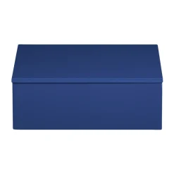 Boxar & Askar-Mojoo Lux lackad förvaringslåda 19x19x7 cm, Ultramarin