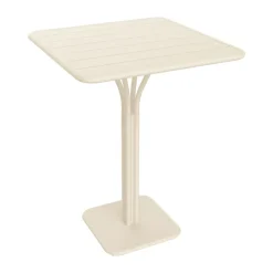 Balkongmöbler·Balkongbord & Cafébord|Balkongbord & Cafébord-Fermob Luxembourg Pedestal barbord, Latte beige