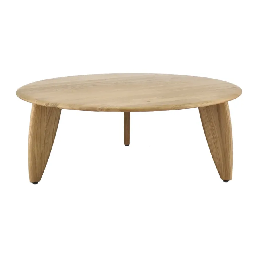 Lyckeby soffbord Ø80x29 cm, Naturlackad ek^1898 Sale