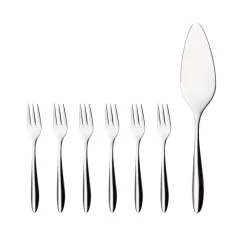 Lykke tårtset 7 delar, rostfritt stål^Hardanger Bestikk Outlet