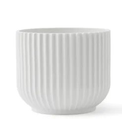 Lyngby blomkruka vit, Ø18,9 cm^Lyngby Porcelæn Hot