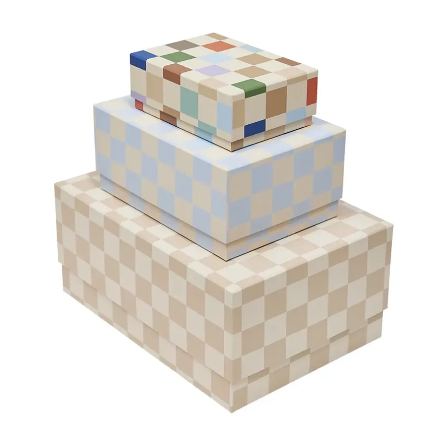 Boxar & Askar-OYOY Mana förvaringsboxar 3 delar, Multi