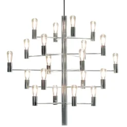 Taklampor & Pendlar-Herstal Manola 20 ljuskrona, krom