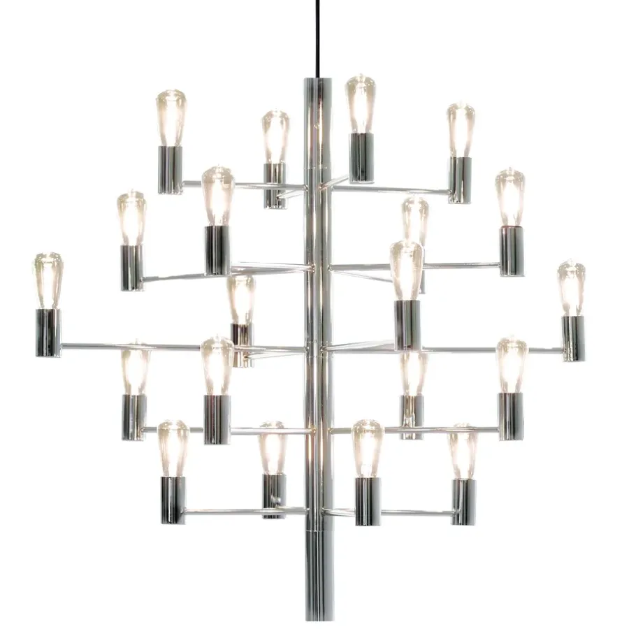 Taklampor & Pendlar-Herstal Manola 20 ljuskrona, krom