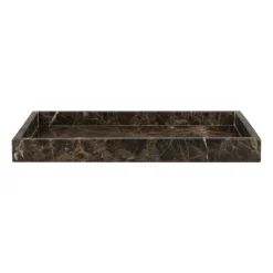 Dekorationsdetaljer|Dekorationsbrickor-Mette Ditmer Marble dekorationsbricka 16x31 cm, Brun