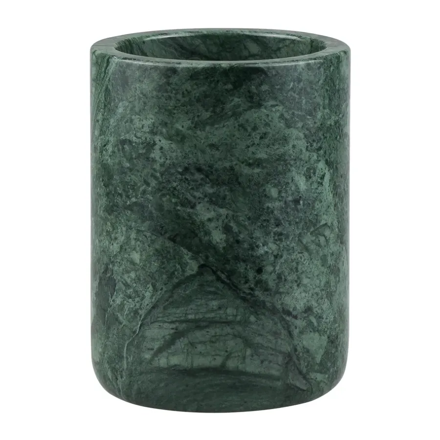 Tandborsthållare-Mette Ditmer Marble tandborsthållare 10 cm, Dark forest